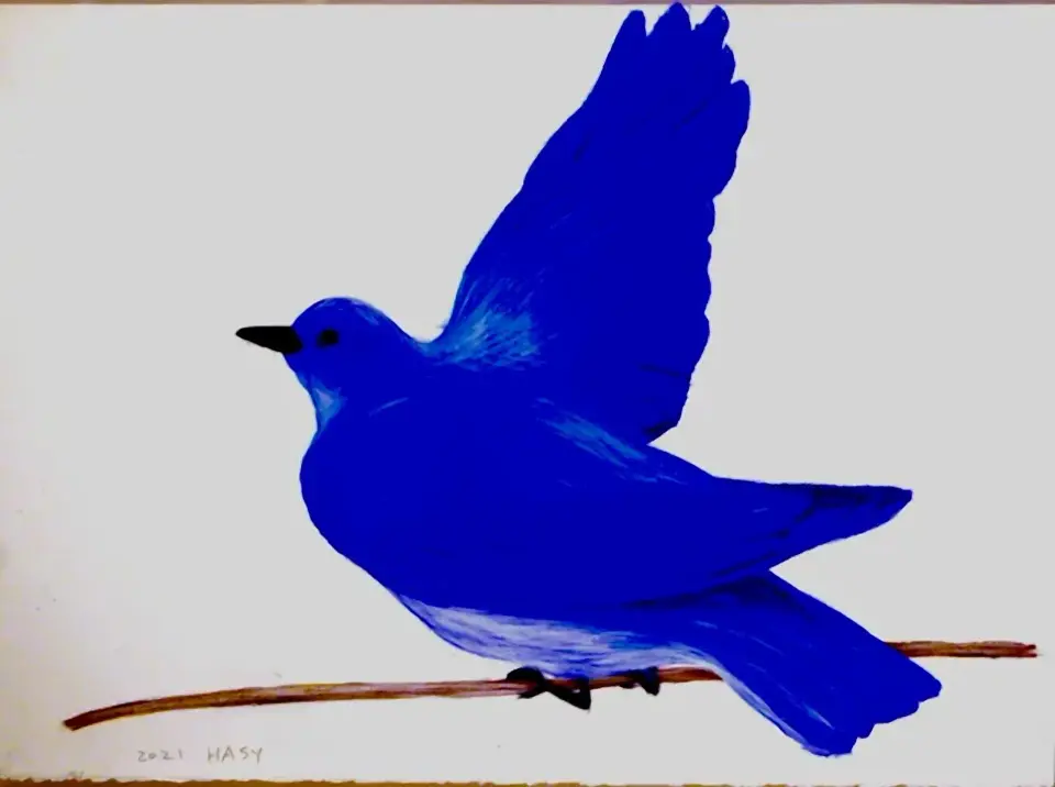 Hope 013, Wax pastel on paper 2021 - 하선영