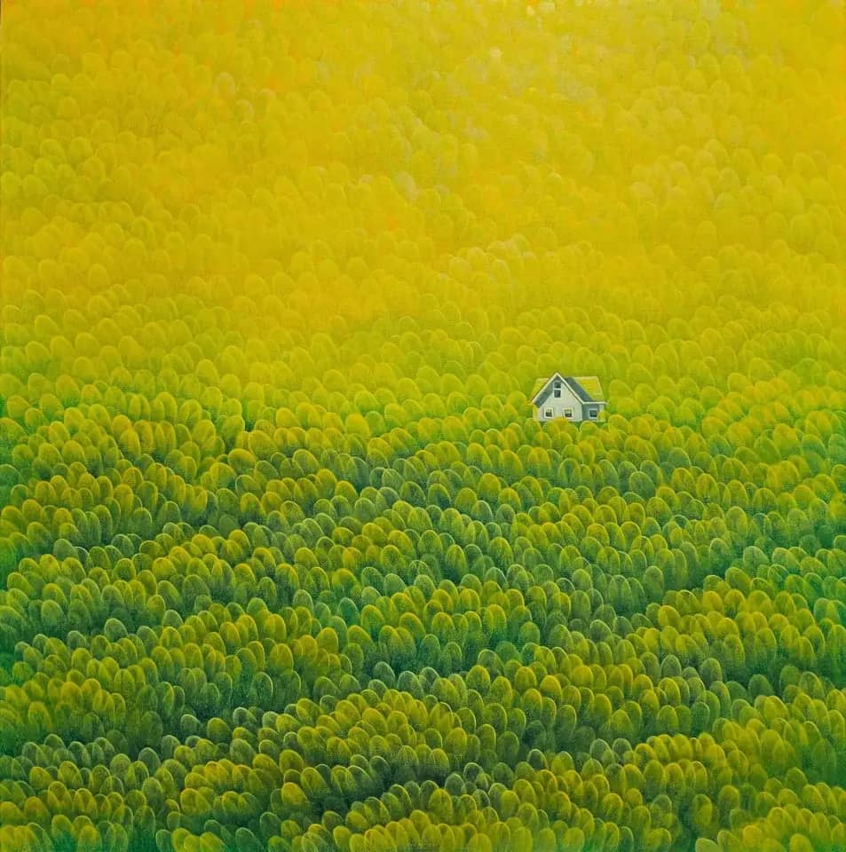 유채빛 봄날
A canola-colored spring day, Oil on canvas 2025 - 윤겸