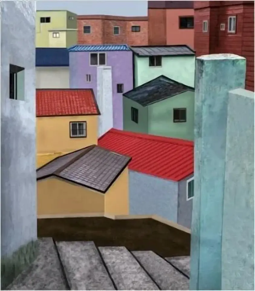 언덕위의 집, Archival pigment print 2024 - 손은영