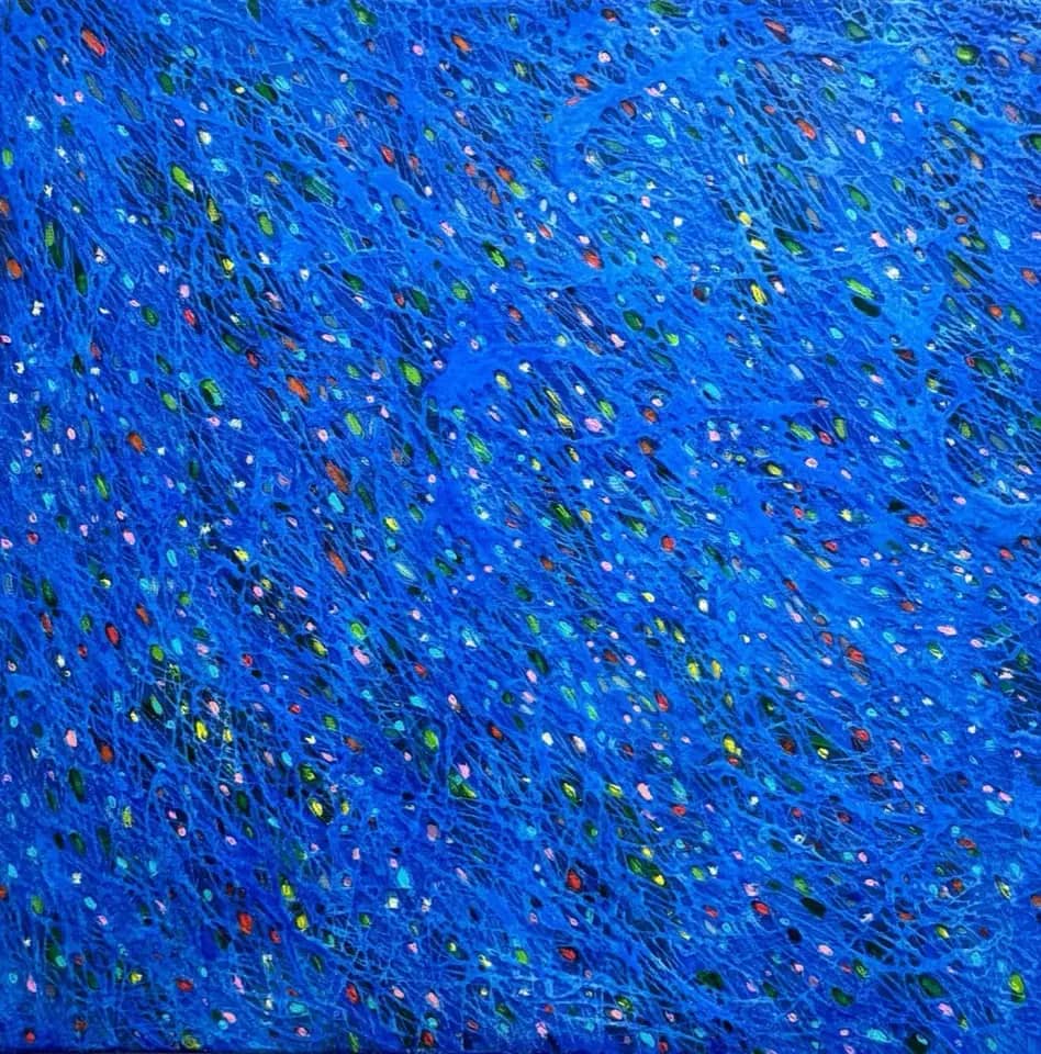 바람 불어도, Acrylic and Oil pastel on canvas 2025 - 이은화