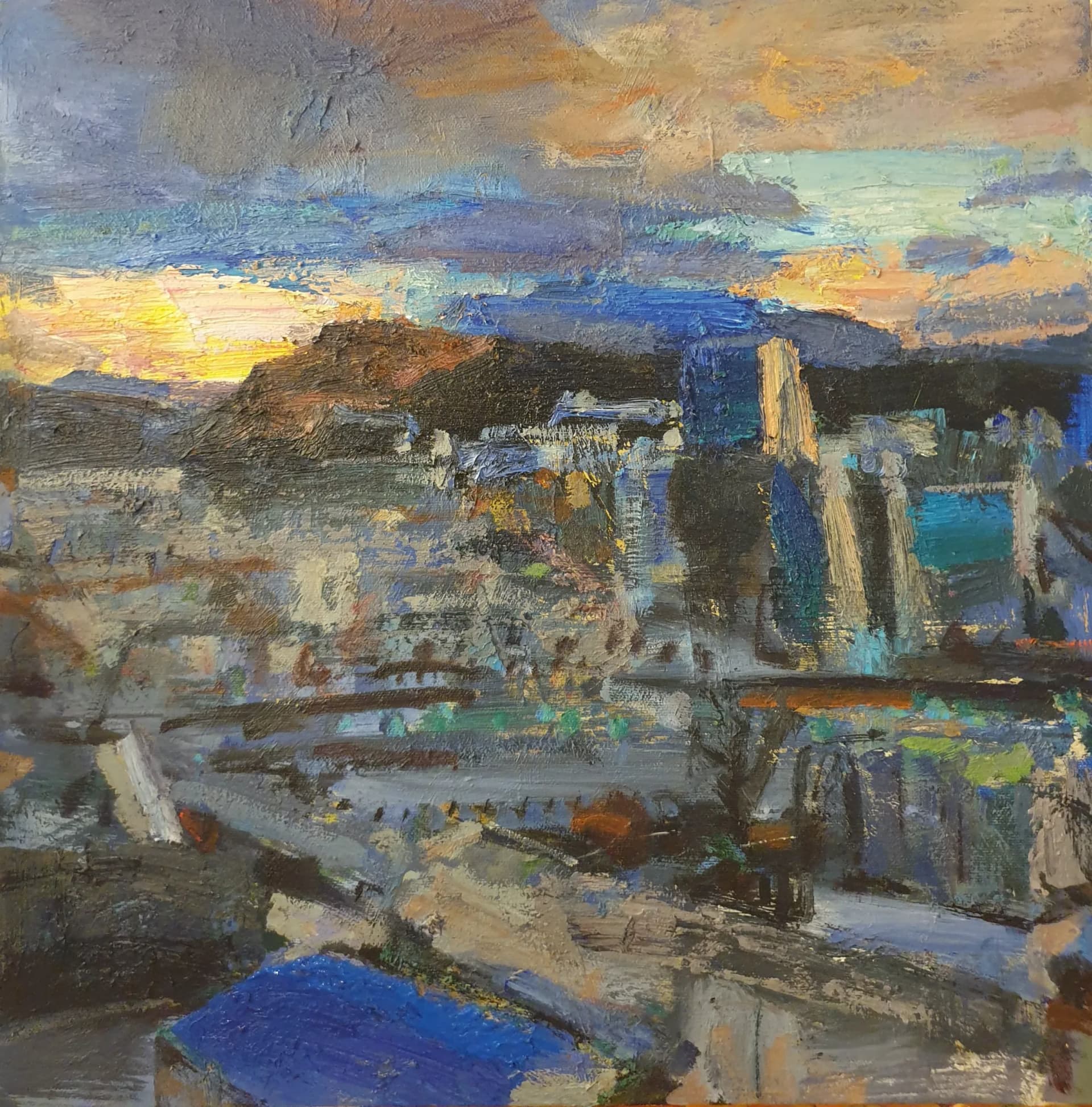 전일빌딩에서무등, Oil on canvas 2026 - 박성완