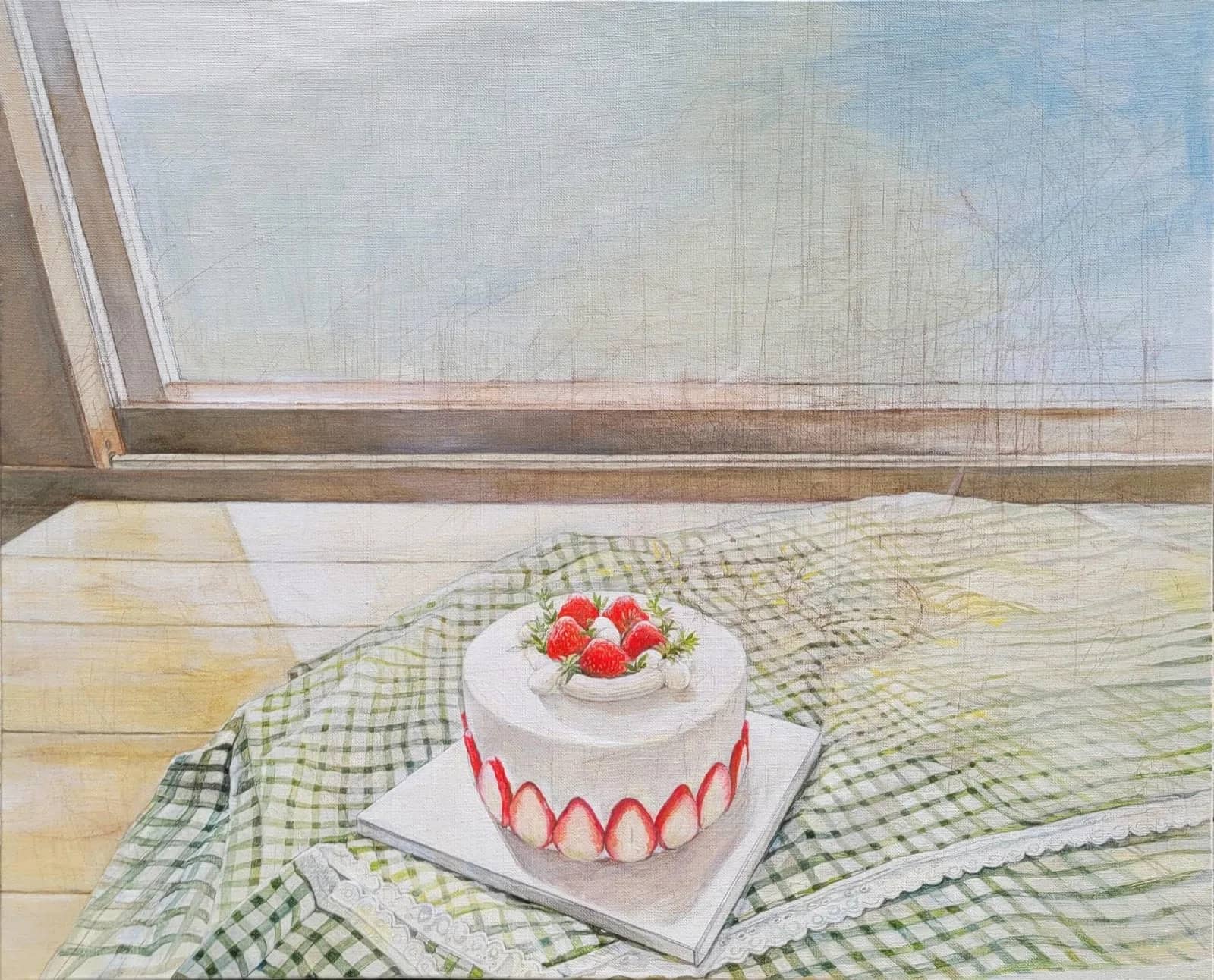 공간에 마음을 놓다, Oil on canvas 2024 - 서금앵