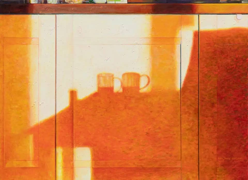reflection8 부엌 pm5h47m, Oil on canvas 2022 - 정연수