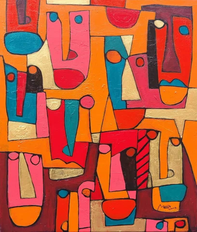 인간유별, acrylic on canvas 2026 - 남진현