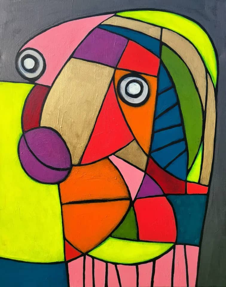 지친 그대에게, acrylic on canvas 2024 - 남진현