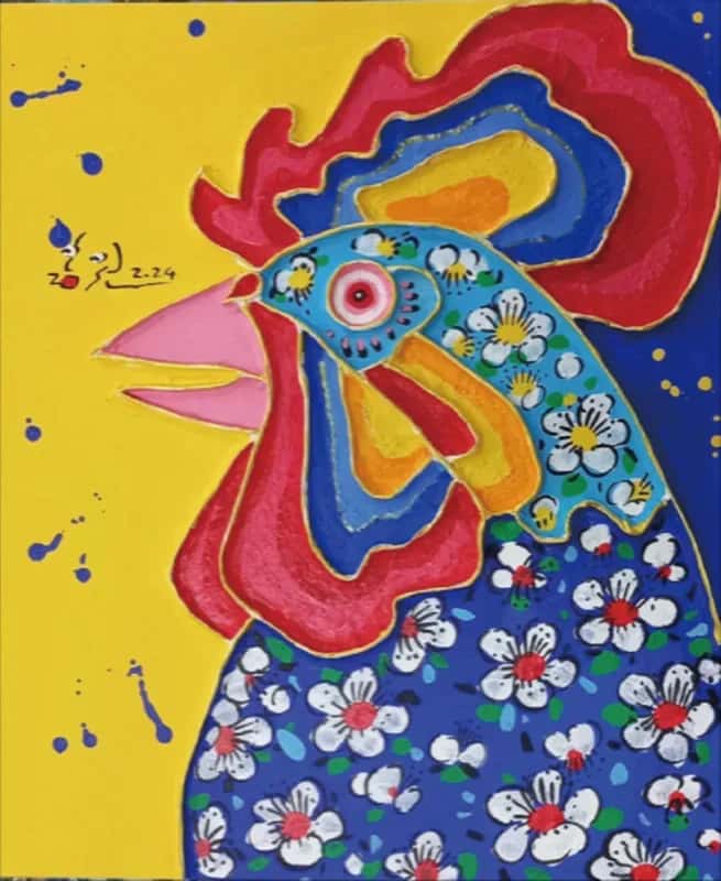 현관을 여는 작은 그림