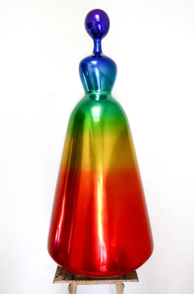 Ottogi Chrome Rainbow (purple top), Car paint on resin 2022 - 양순열