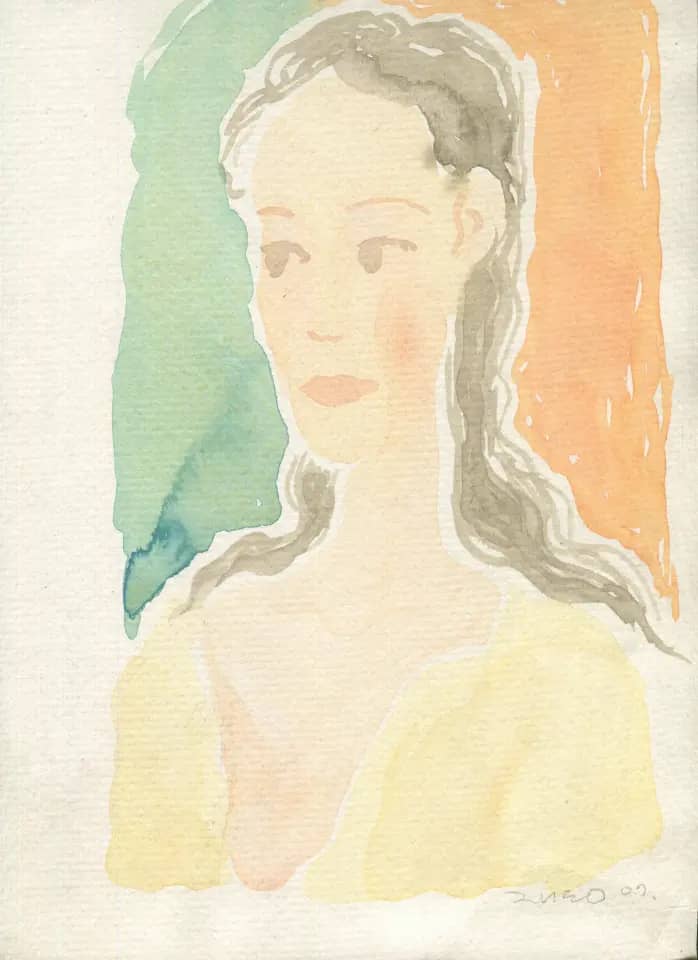 여인, 수채화 2007 - 박재동