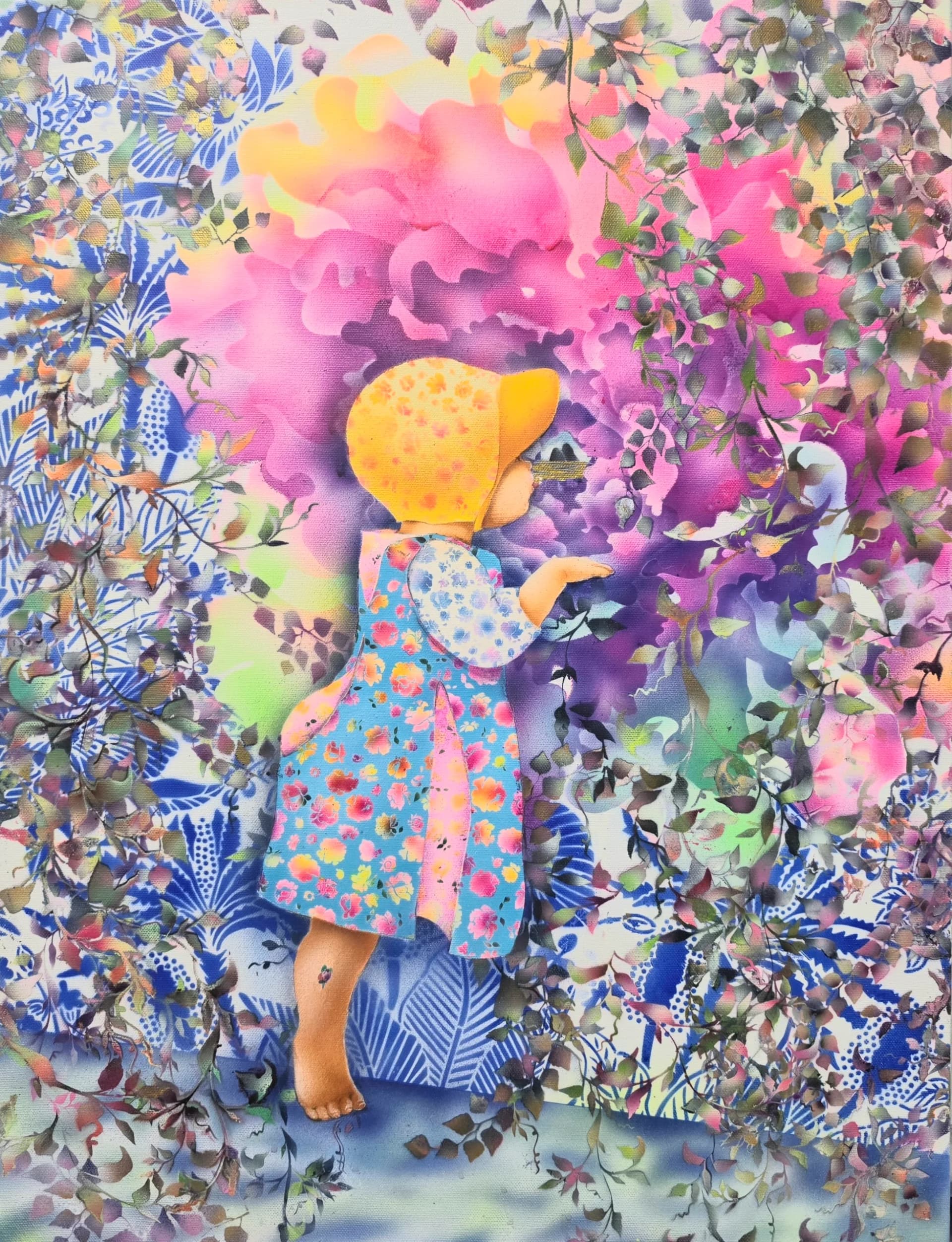 달달한 생명수, Oil on canvas 2026 - 박현정