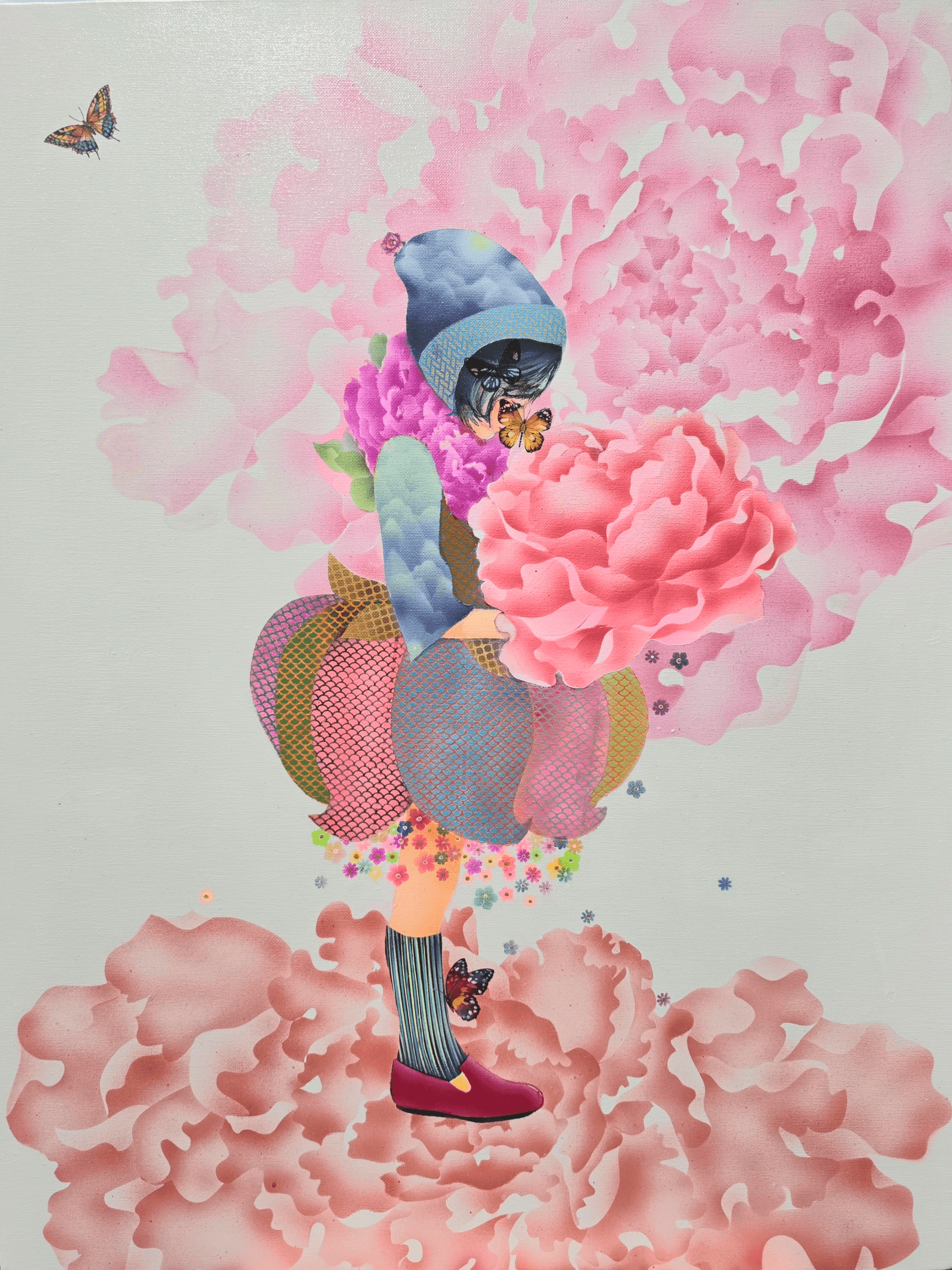 꽃길, Oil on canvas 2025 - 박현정