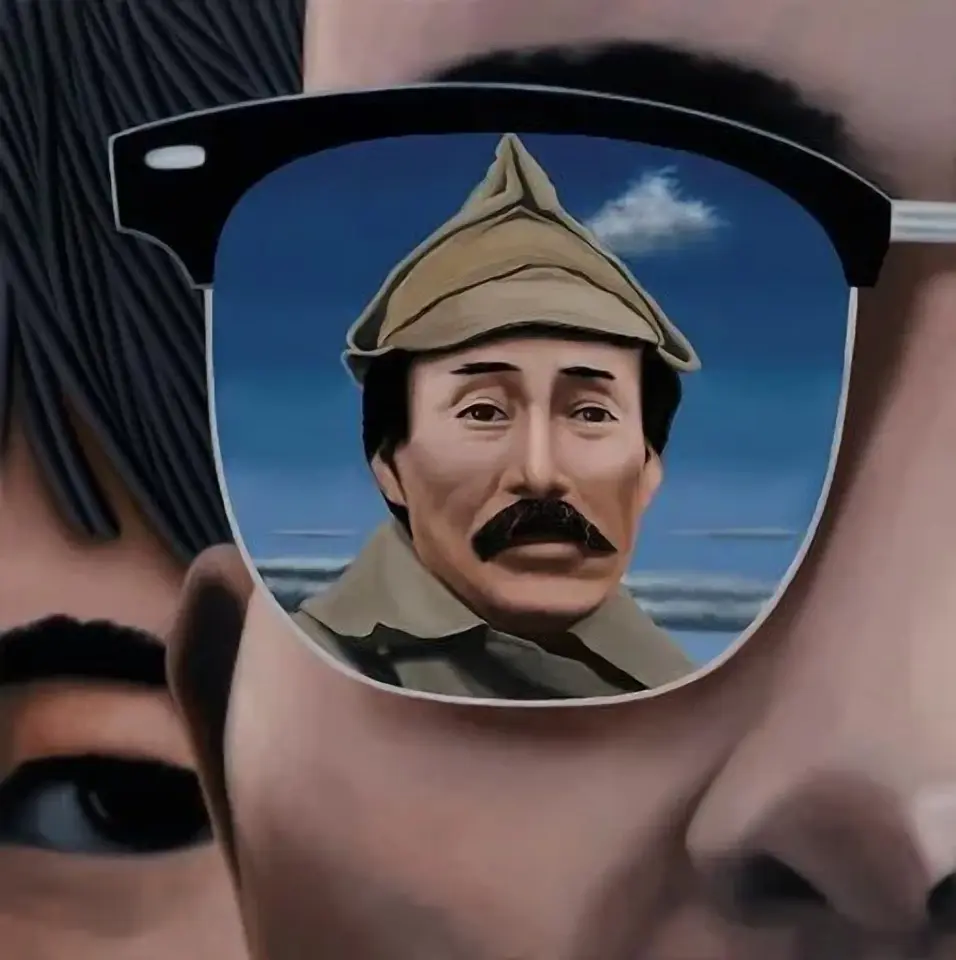 face #02-홍범도, Oil on canvas 2023 - 최윤정