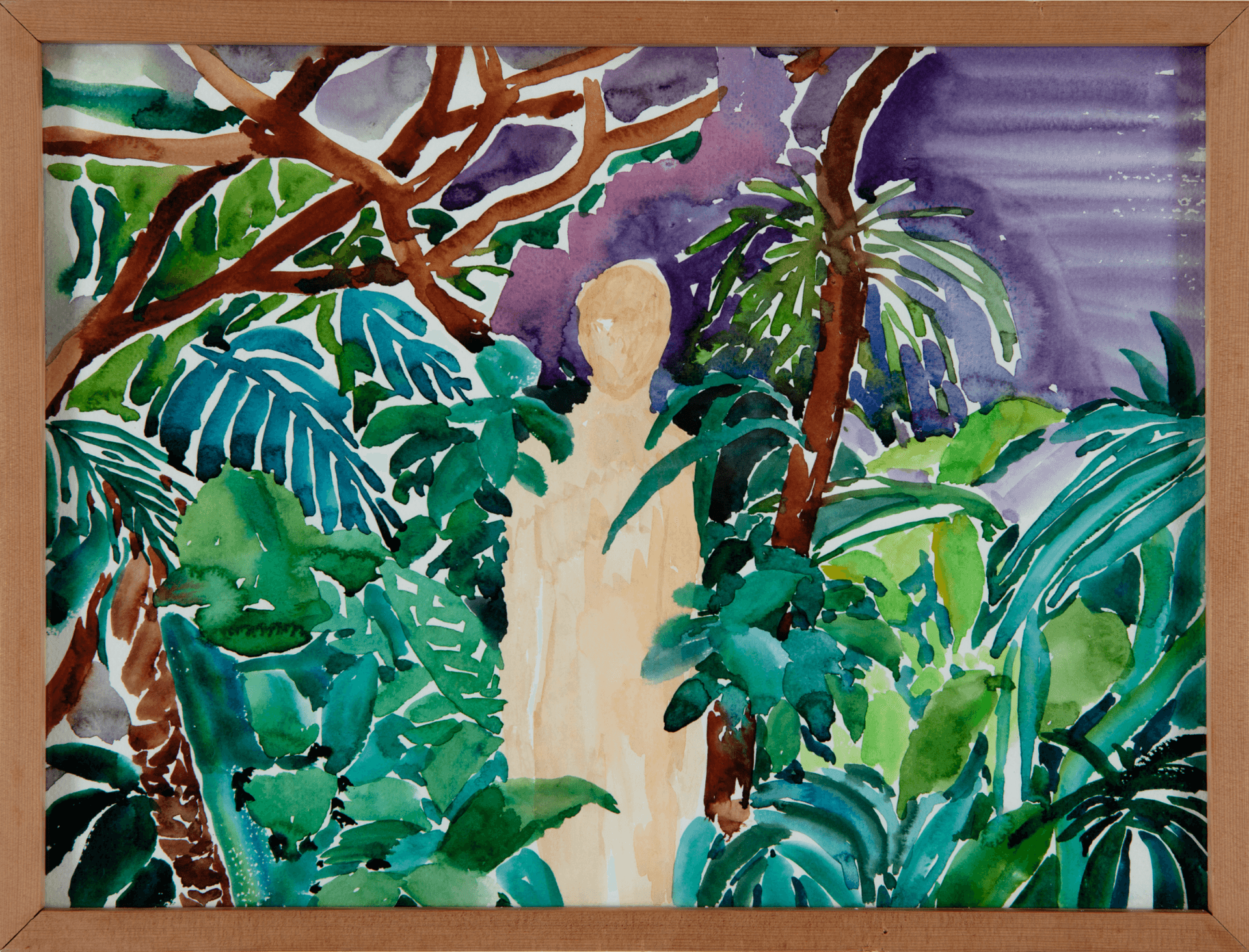 landscape, watercolor on paper 2020 - 강기훈