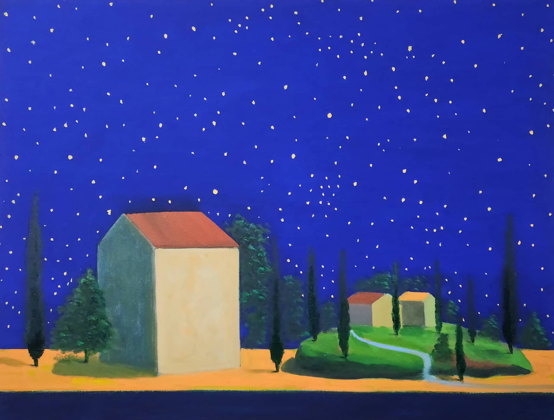 별밤1, oil on canvas 2026 - 장일권