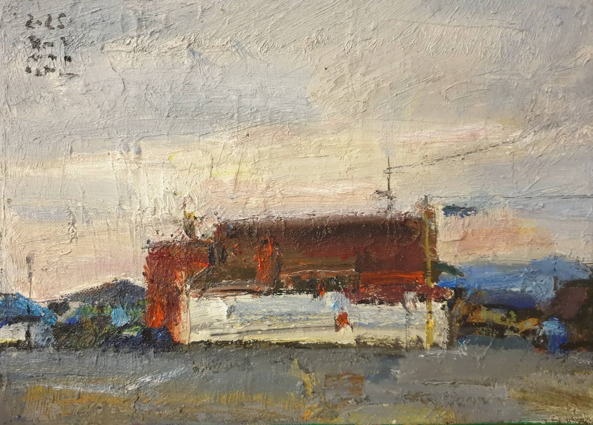 강쟁정미소, Oil on canvas - 박성완